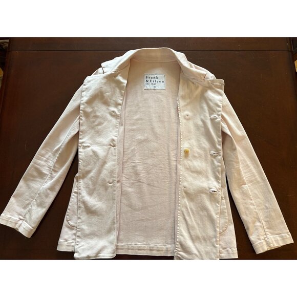 Frank & Eileen Belfast Peacoat Lightweight Jacket in Ballet Pink Size Small - Picture 9 of 15